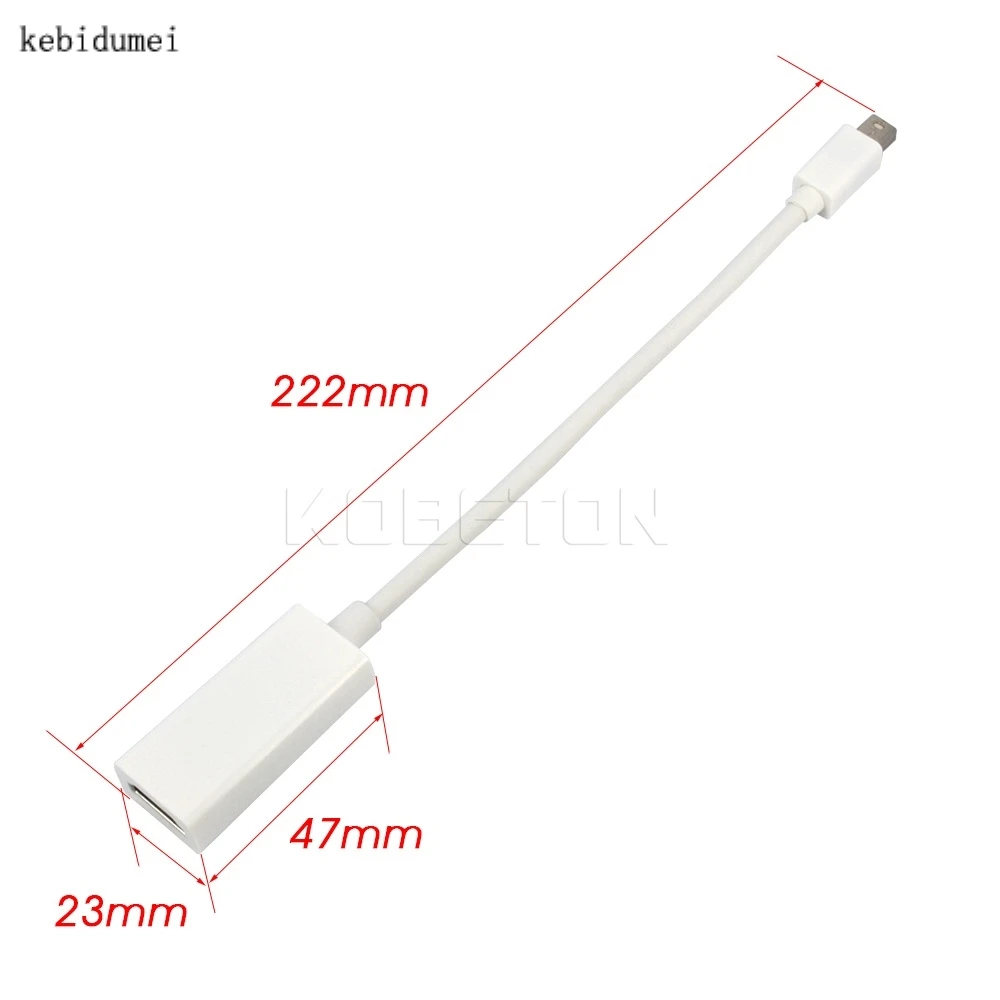 Новинка 2017 переходник Thunderbolt Mini DisplayPort DP папа HDMI совместимый мама кабель