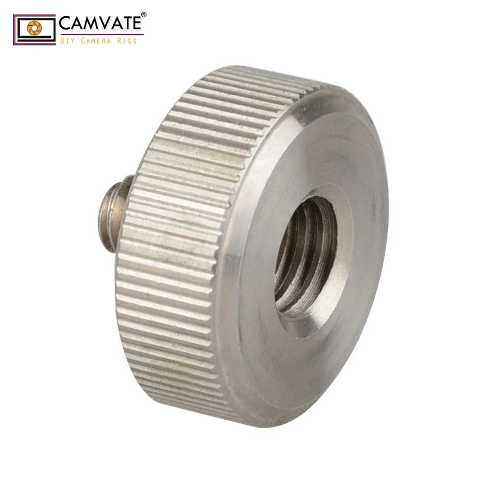 Металлический адаптер Camvate для камер с винтом 1/4 &quotдля штатива 3/8&quot C0927