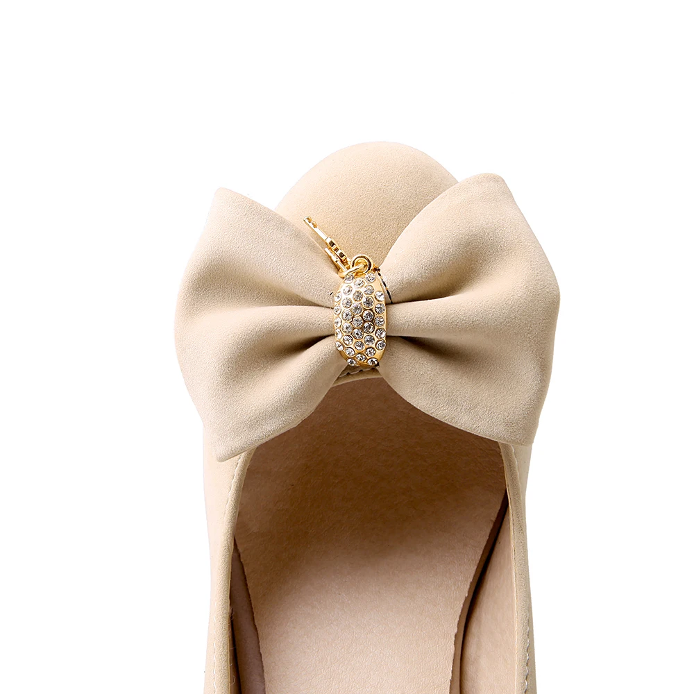 Квадратный каблук высокие каблуки женская обувь насосы мода Бабочка-узел