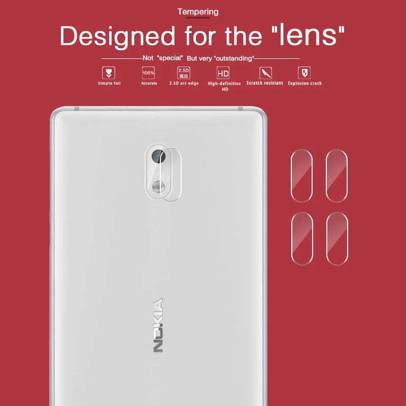 Защитная пленка для задней камеры HD из закаленного стекла Nokia 3 TA 1020 1028 1032