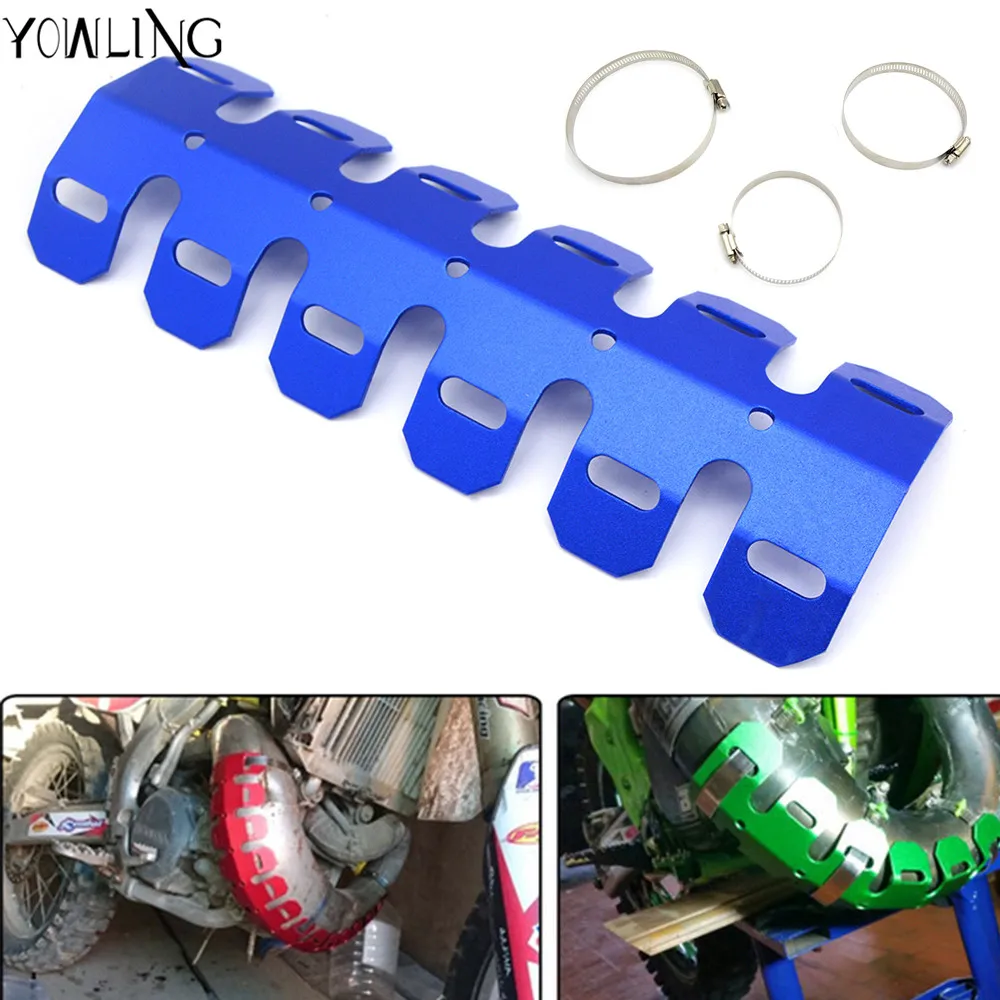 Новинка глушитель выхлопной трубы для мотоцикла тепловая защита Защитная крышка