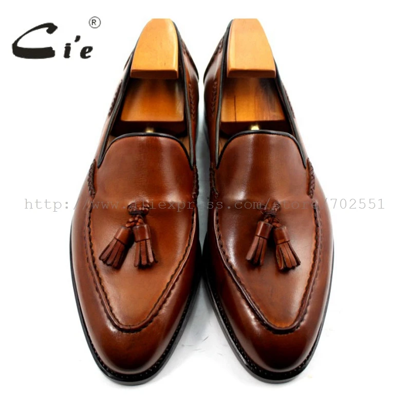 CIE Бесплатная доставка Goodyear фальцовые ручной Для мужчин кожаные кисточкой Цвет