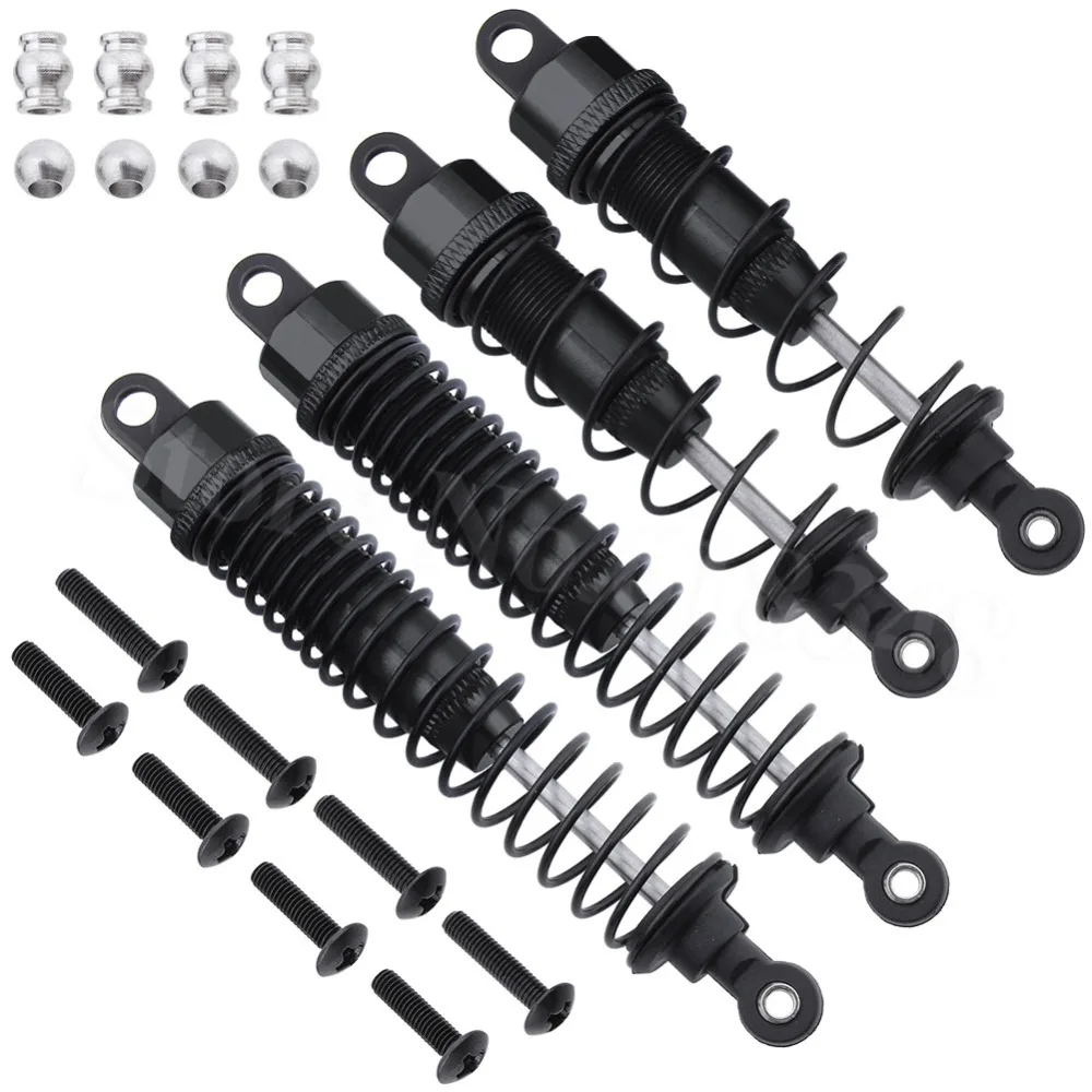 4 шт. для FS Racing 1/10 RC автомобилей багги Алюминиевый задний масляный амортизатор