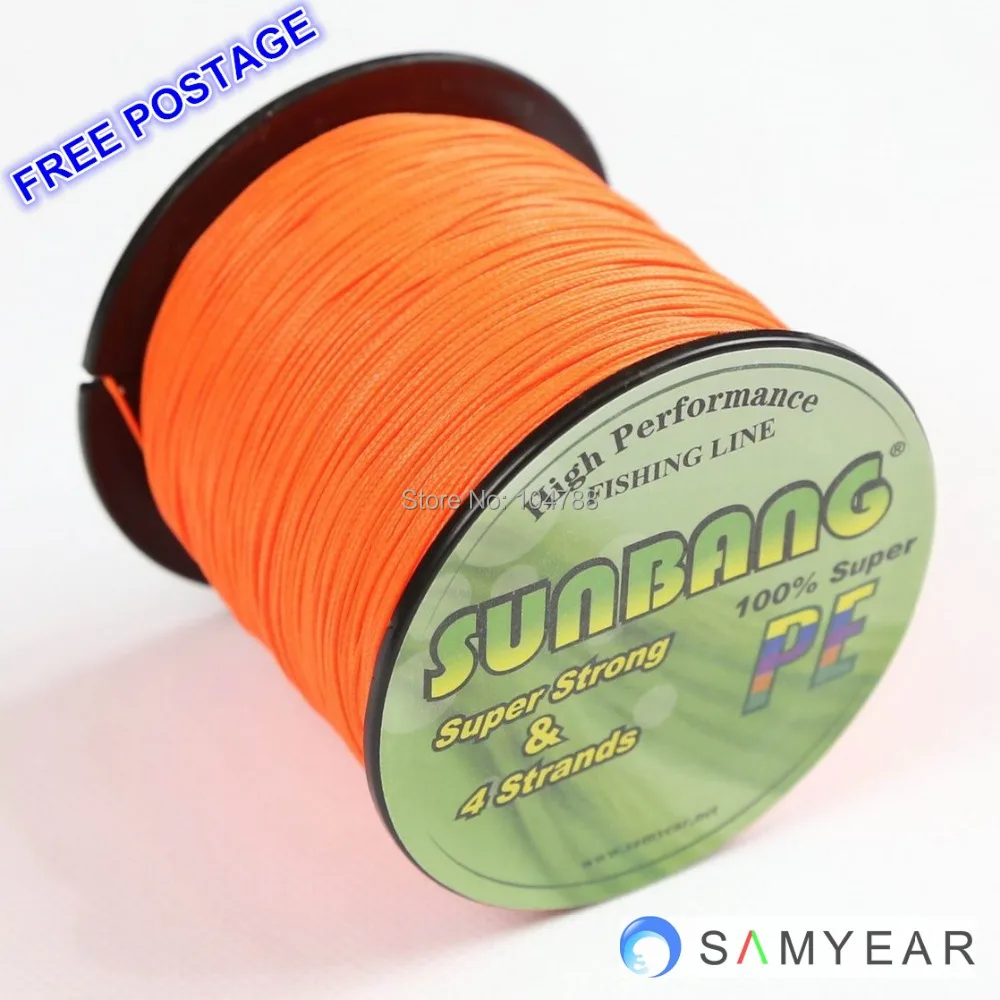 Бесплатная доставка SUNBANG PE оплетка леска 4 нити 30LB 100 M|4 strands|fishing linebraided fishing line |