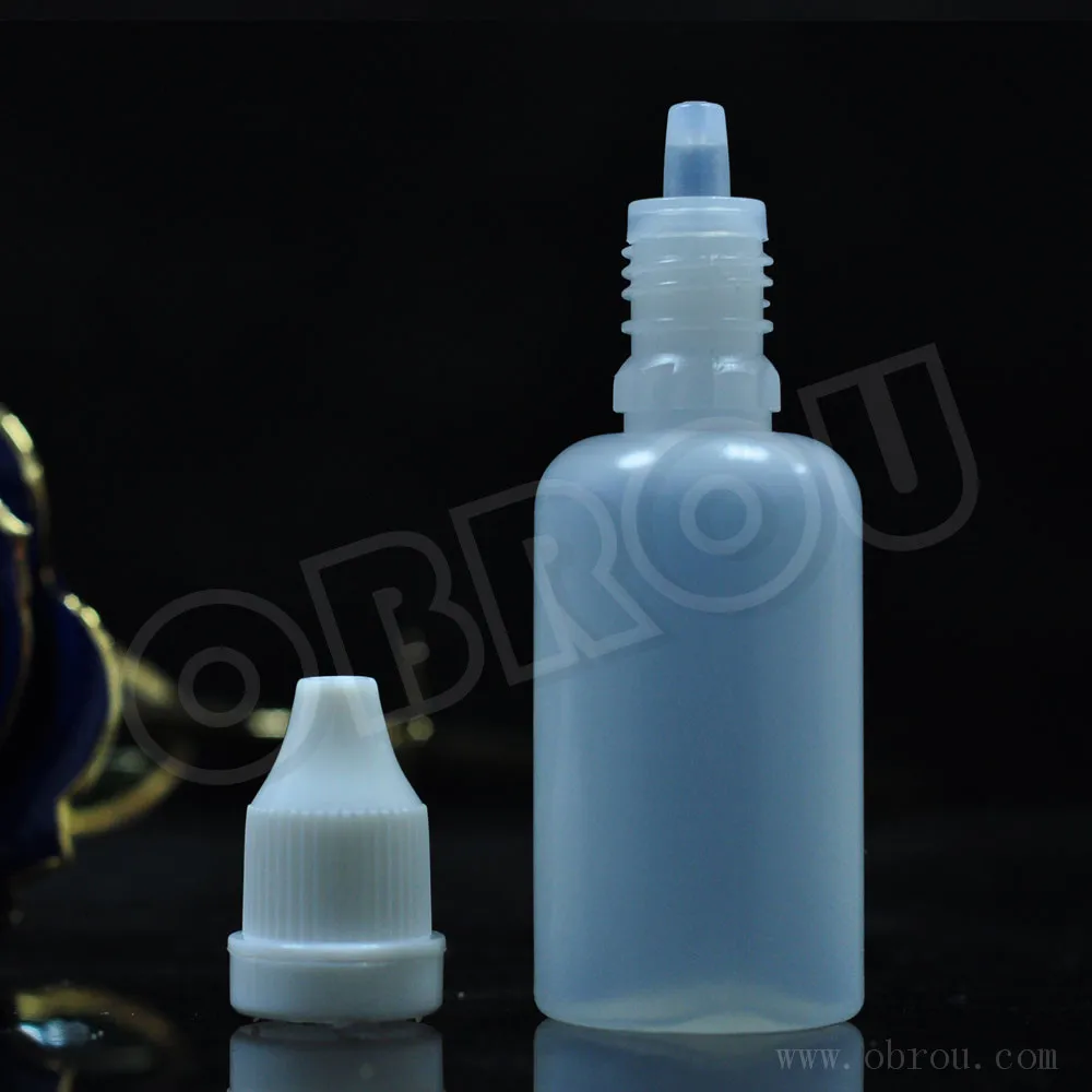 200PCS/lot 30ml Empty Plastic Dropper Bottles Eye Drops Dropper for PE Liquid Dropper Bottle with Childproof cap