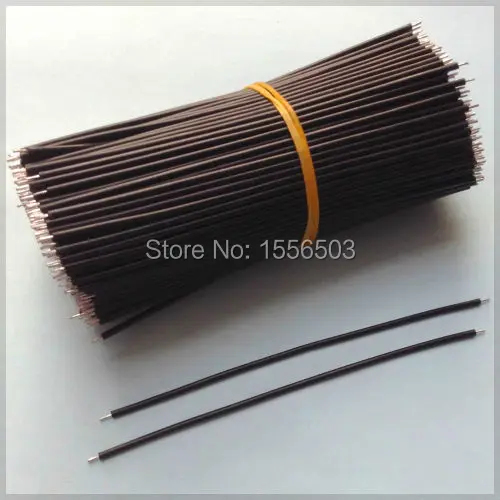500 шт./лот черная проволока 10 см 22AWG Светодиодная лента коннектор одиночный черный