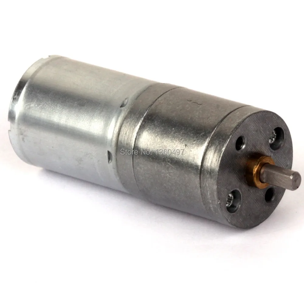 1A DC 12V 1000 об/мин 25GA 100mA Высокая мощность Электрический мотор коробки передач 25 мм