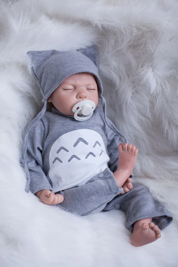 22 &quotНовые силиконовые виниловые куклы Adora реалистичные спящий малыш Bonecas Детская