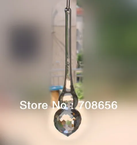 

15pcs 100MM CRYSTAL GLASS SPEAR SWORD PRISM X'MAS WEDDING PENDANT FREE SHIPPING