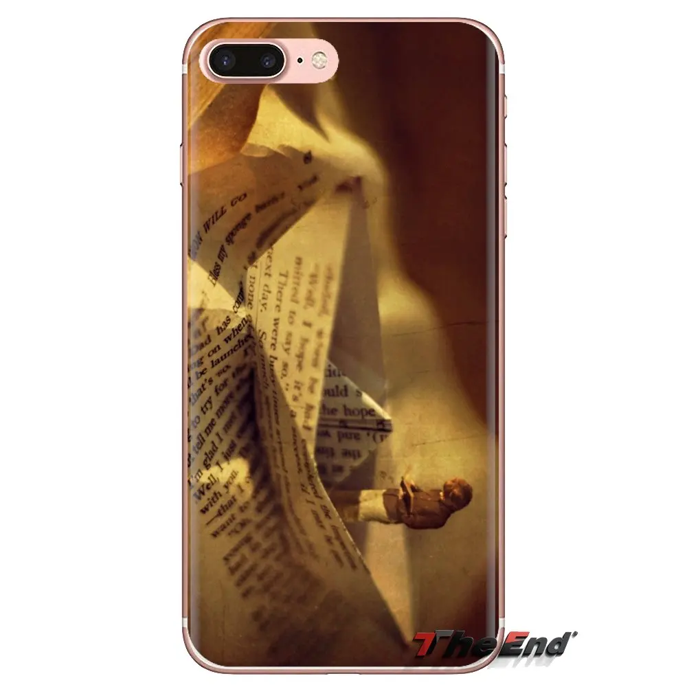 For iPod Touch Apple iPhone 4 4S 5 5S SE 5C 6 6S 7 8 X XR XS Plus MAX Soft Transparent Cases Covers Happy Reading Art Pattern |