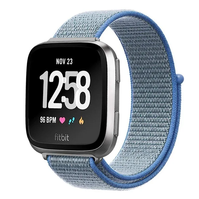 10 Спортивный сменный нейлоновый ремешок для Fitbit Versa 2, дышащая Регулируемая петля, ремешок для часов Fitbit Versa Lite Smart Watch - Цвет: 10