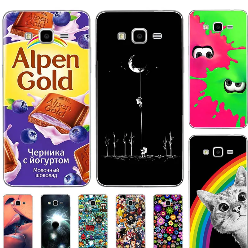 Чехол для Samsung Galaxy Grand Prime G530 G530H G531 G531H G531F SM Флора жесткий чехол милые пластиковые
