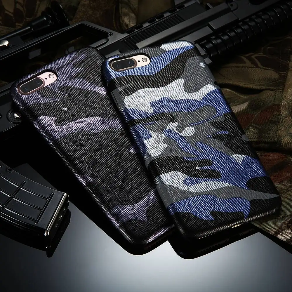KISSCASE модные камуфляжные чехол для iPhone 5 5S SE 6 S Plus высокое качество 7 8 X супер мягкий
