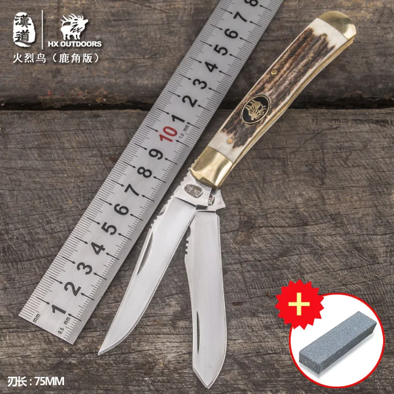 Универсальный складной нож HX для использования на открытом воздухе выживания в