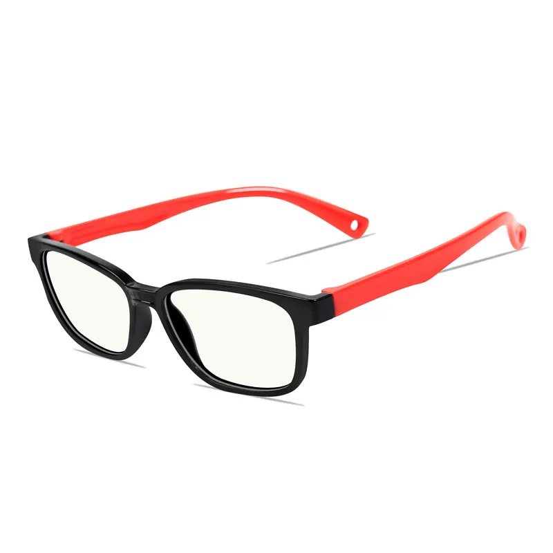 Black Red Vanlook Дети синий свет блокирующие экранные очки подростковые Gafas Pantalla защитный игровой компьютер антибликовые для мальчиков и девочек - Цвет оправы: Black Red