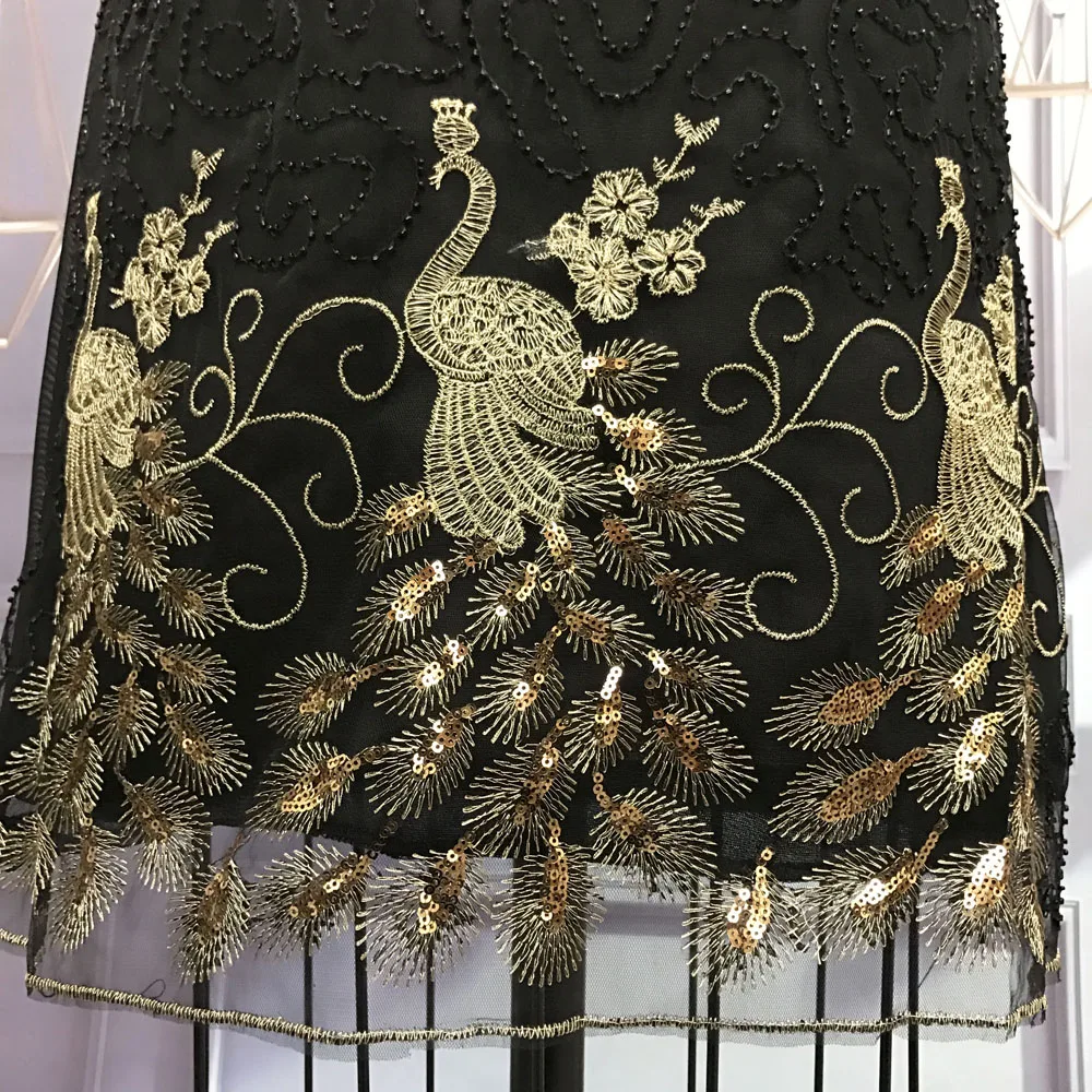 Винтажное платье Great Gatsby Flapper Charleston вечернее большого размера с о вырезом без
