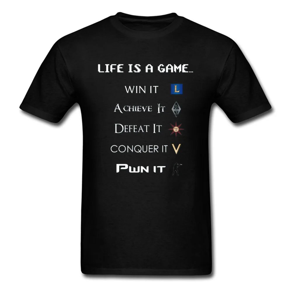 Футболка для геймеров Life Is A Game Мужская футболка подарок бойфренда футболки с