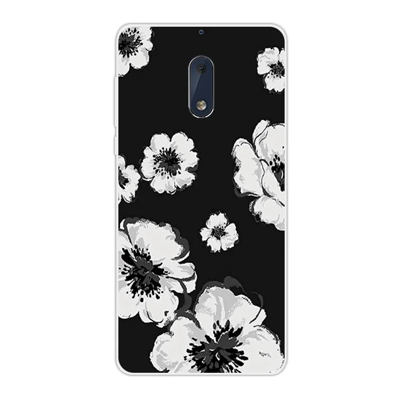 Силиконовый чехол для Nokia 6 шесть мрачных чехлов Nokia6 5 дюймов сумка мобильного