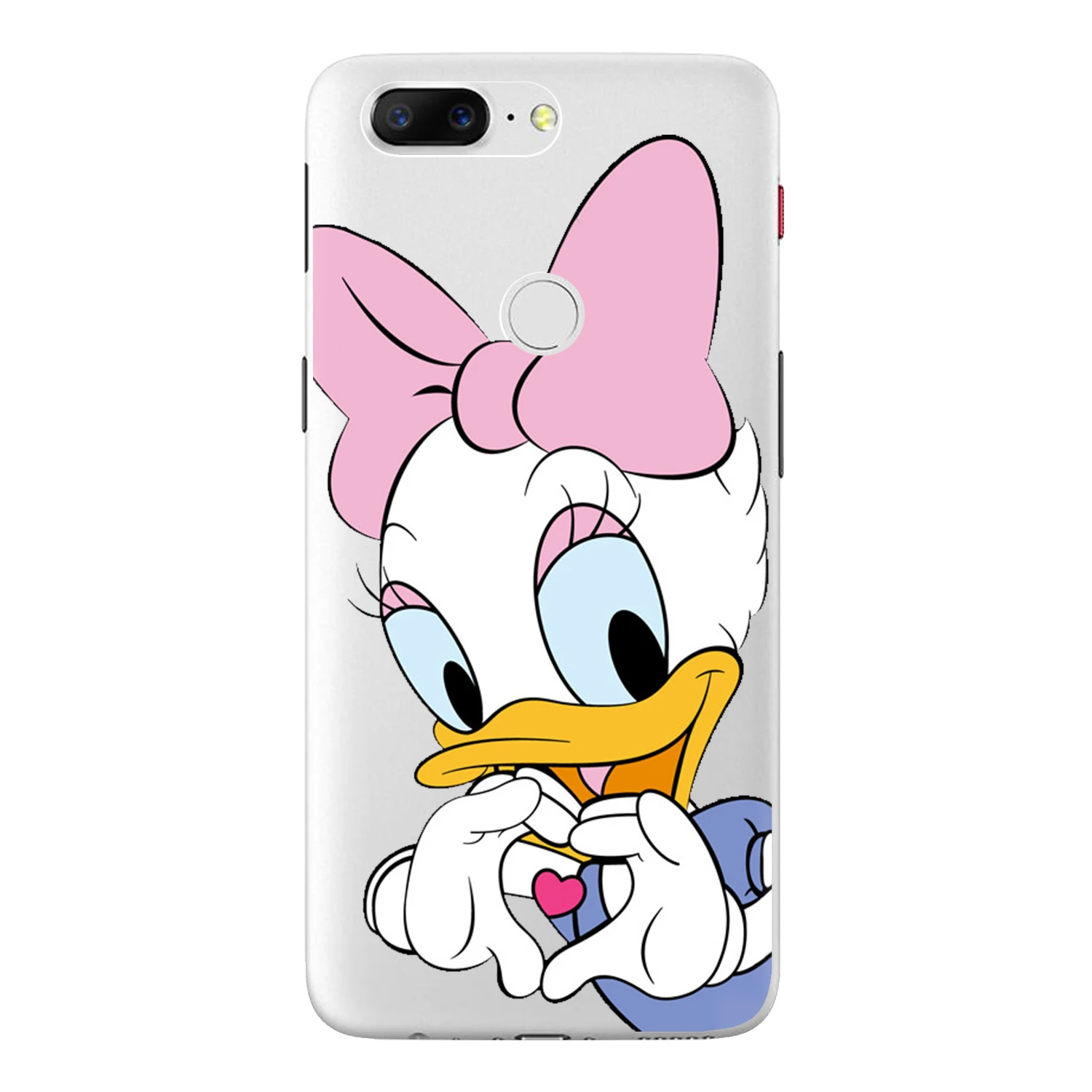For Oneplus 5T Case Cover 6.01&quot Soft TPU Silicone Fundas Popular Cartoon Minnie Mickey Printed Protective Phone Back Shell |