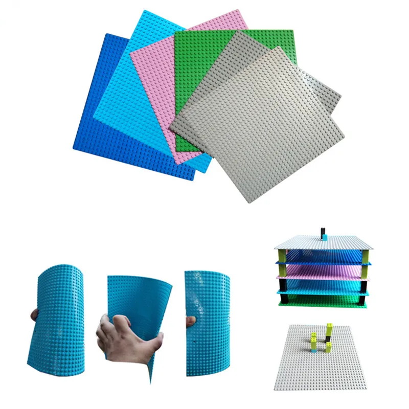 

DROPSHIPPING Multi-Color 32*32 Dots Base Plate For Small Bricks Baseplate Board DIY Building Blocks Compatible with Lecgos Block