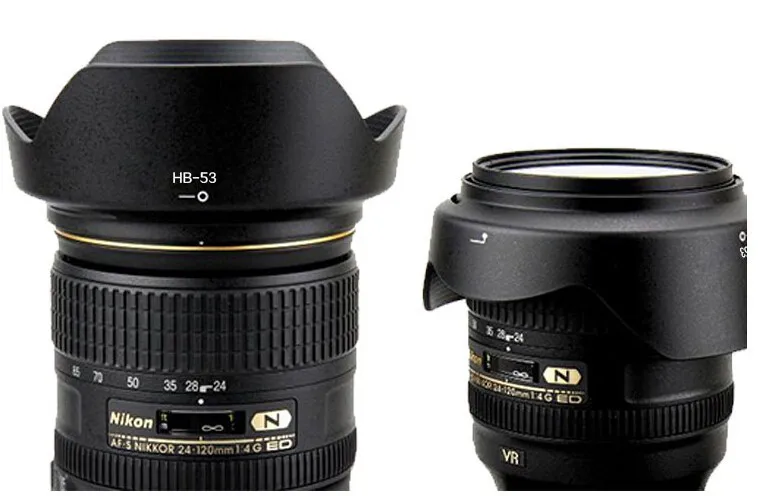 HB-53 HB53 77 мм байонетная бленда объектива камеры для Nikon AF-S Nikkor 24-120 мм f/4G ED VR