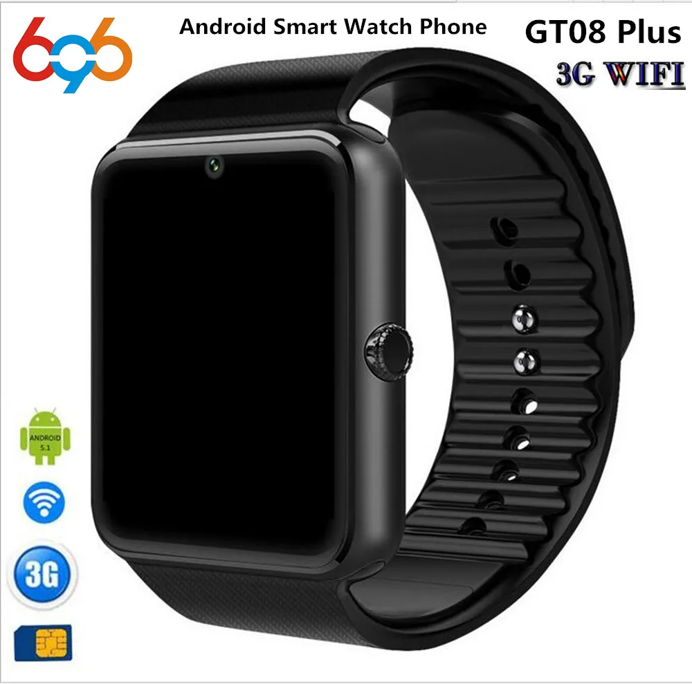 696 QT08 Горячая GT08 плюс 1 54 &quotAndroid 4 Смарт часы телефон MTK6572 512 М Оперативная память Гб