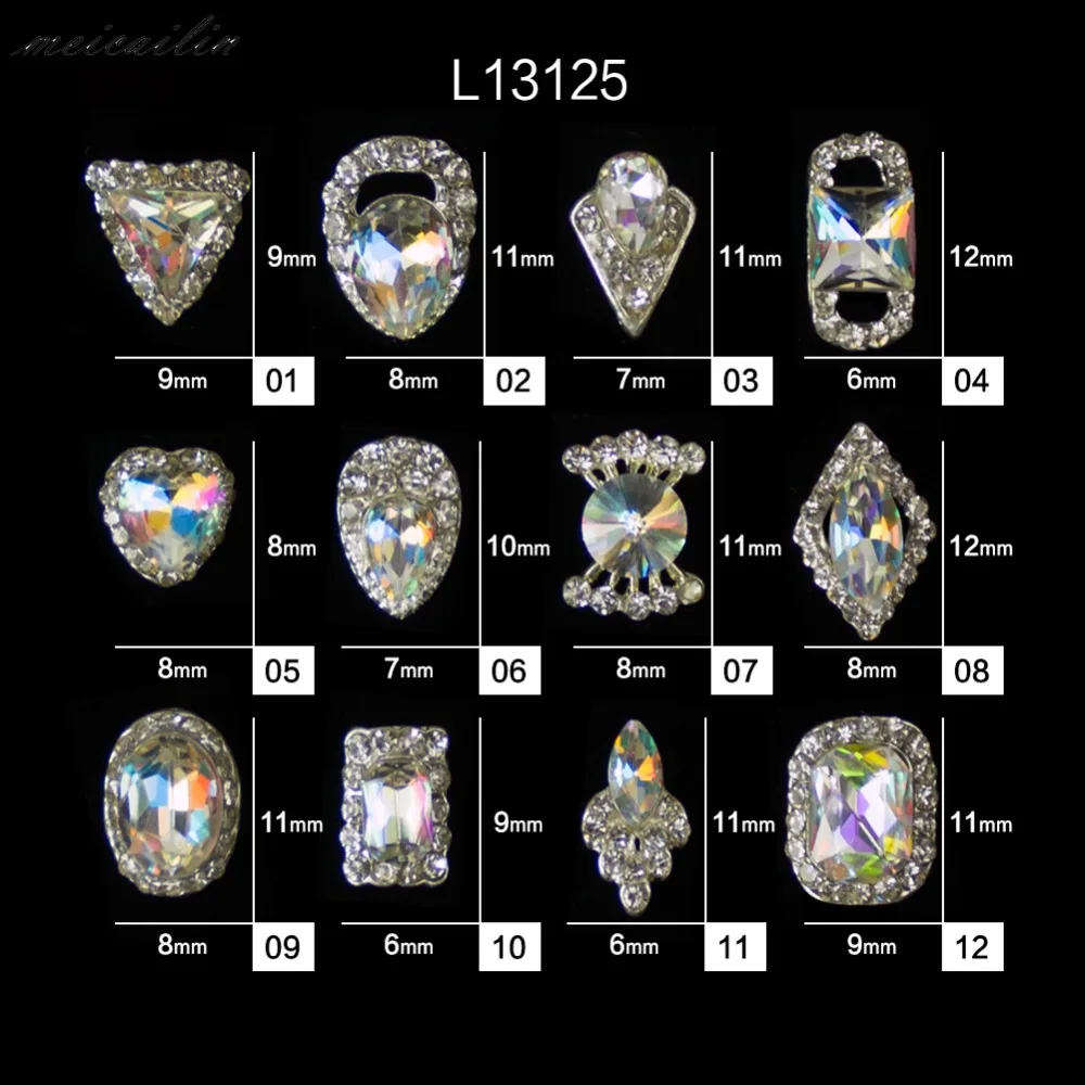 1 колесо кристаллы для ногтей Rhinstones AB Flatback DIY украшения дизайна Маникюрные Nailart