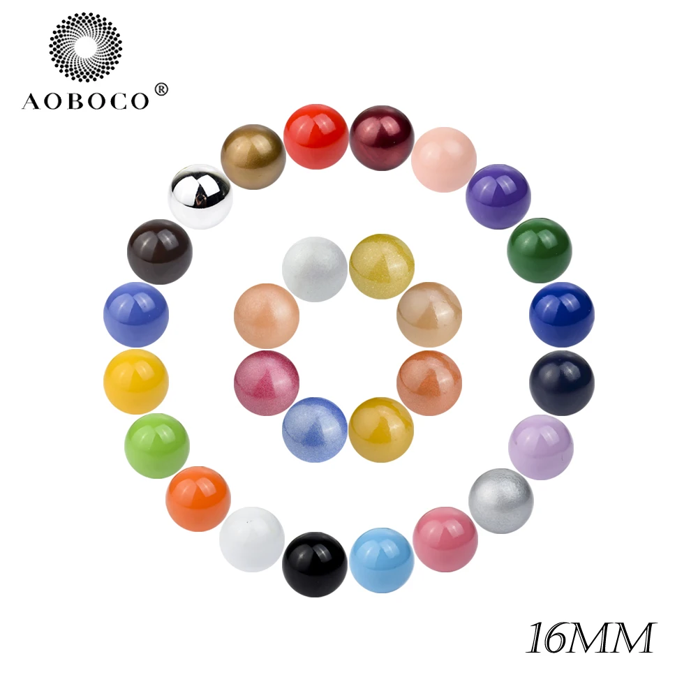 AOBOCO Harmony Bola 16mm Angel Caller Chime Ball 28 Color Music Pregnant Women Children Fashion Jewelry High Quality | Украшения и