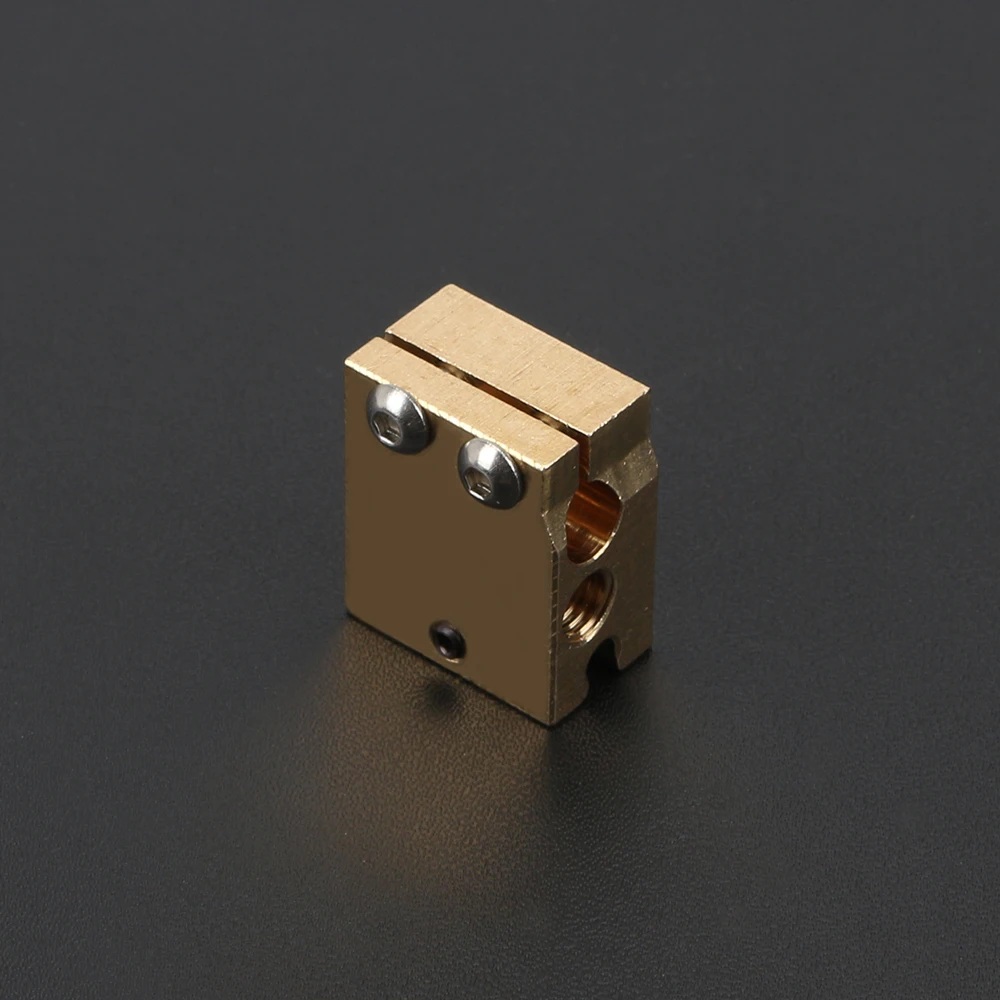Высокая температура H59 медь нагревательный блок Volcano для E3D HOTEND совместимый PT100 термистор картридж сенсор V6 Лидер продаж