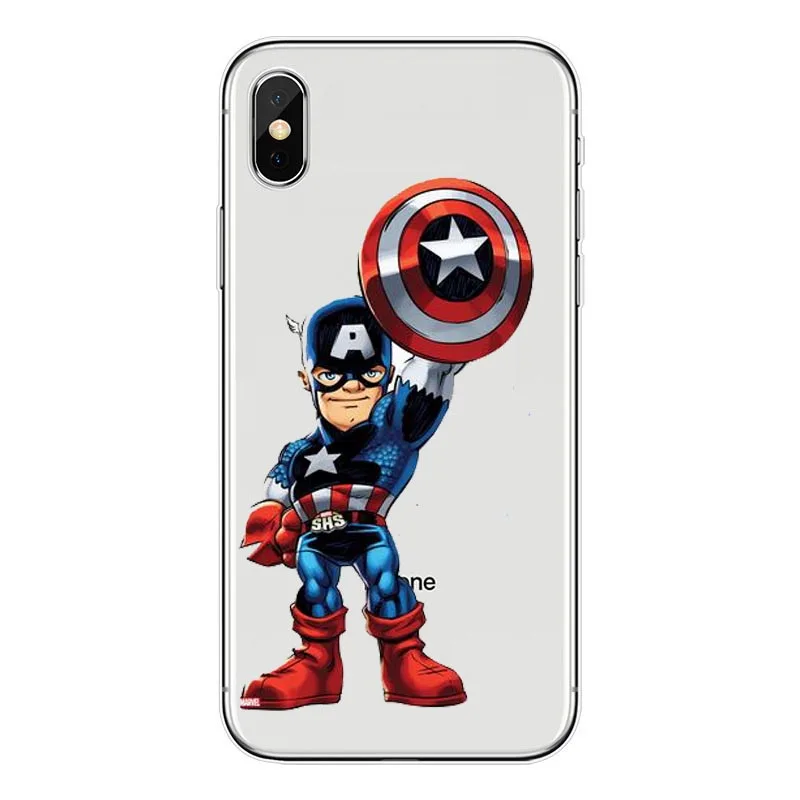 Милые чехлы с героями мультфильмов для Iphone 5S SE 6 6splus 7 8 Plus мягкий чехол из ТПУ супер