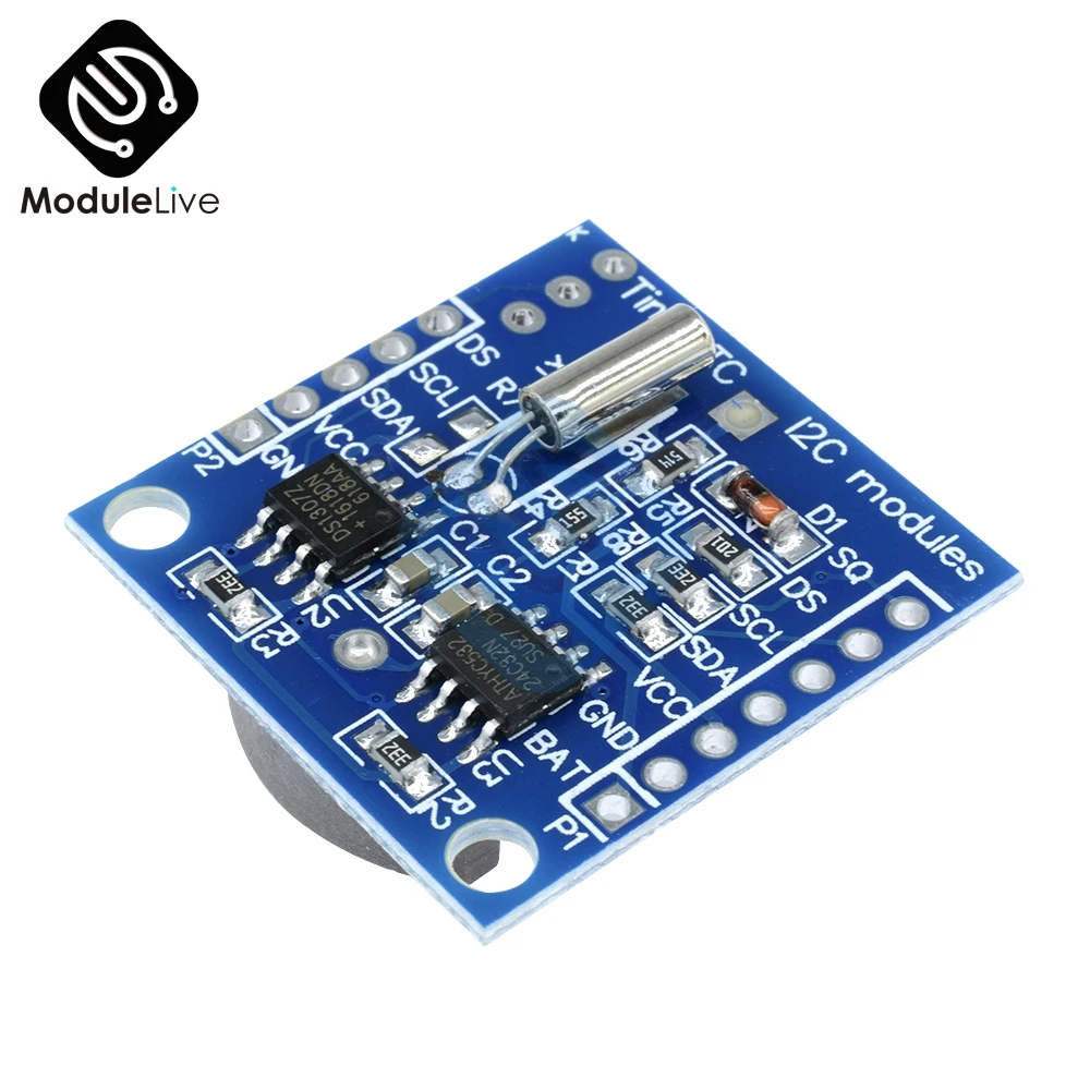 1 шт. I2C RTC DS1307 AT24C32 модуль часов в реальном времени для Arduino AVR ARM PIC Tiny модули памяти