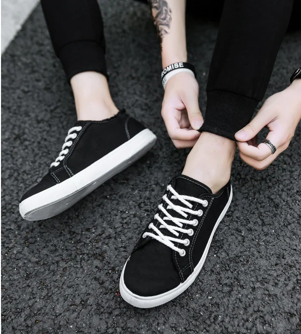 Новая черная классическая обувь новинка 2019 кунг-фу парусиновая мужская и женская