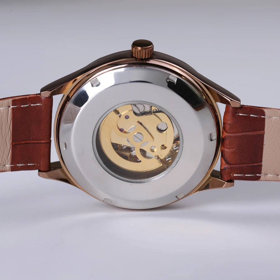 Часы скелетоны мужские фотохромные из голубого стекла автоматические|watch brand|watch