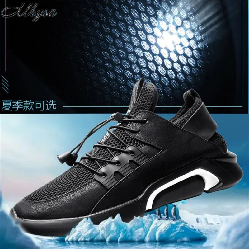 Mhysa 2019 New Men's Shoes Spring Autumn Fashion Wild black Men casual Comfortable Breathable Mesh sneakers L018 | Обувь