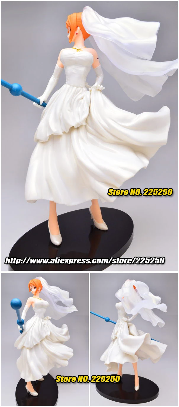 Япония Аниме Оригинальная фигурка BANPRESTO SCultures BIG Zoukeiou 4 PVC Вол.2 - Нами (Свадебная вуаль Вер.) на.