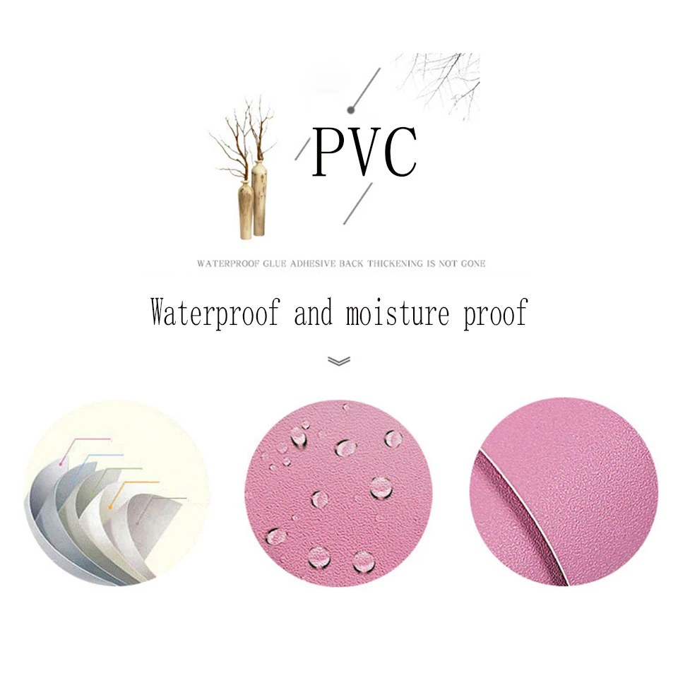 Девушки Розовый пилинг и палочка обои для спальни декор наклейки для стены в гостиной домашний декор виниловая контактная бумага для кухонного стола