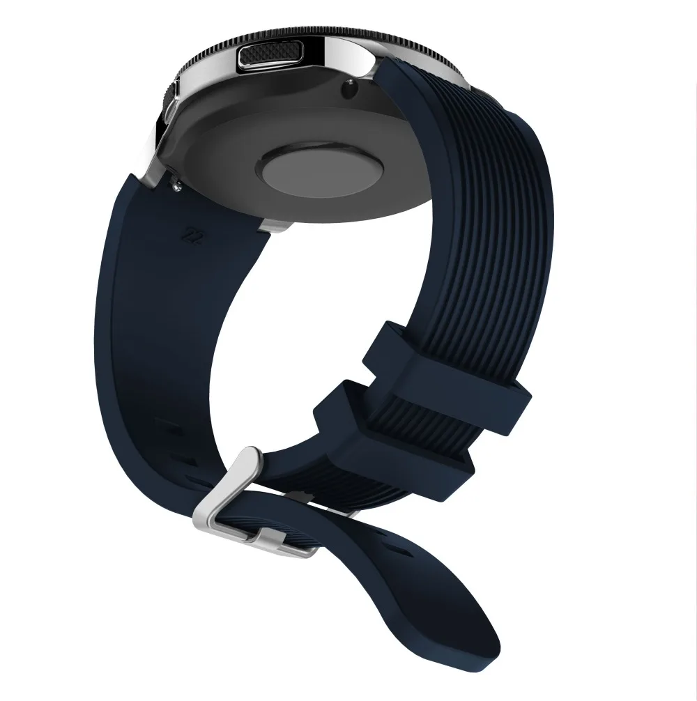 Silicone Watch Band Strap For Samsung galaxy watch 46mm Sport Replacement Bracelet Belt Band 22mm For Gear S3 Frontier/Classic
