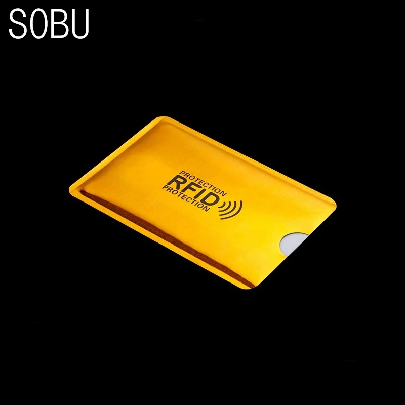 5 шт. Анти Rfid Блокировка ридер замок держатель для карт ID банковский Чехол для карт Противоугонный кредитный держатель для карт защита Алюминия H119
