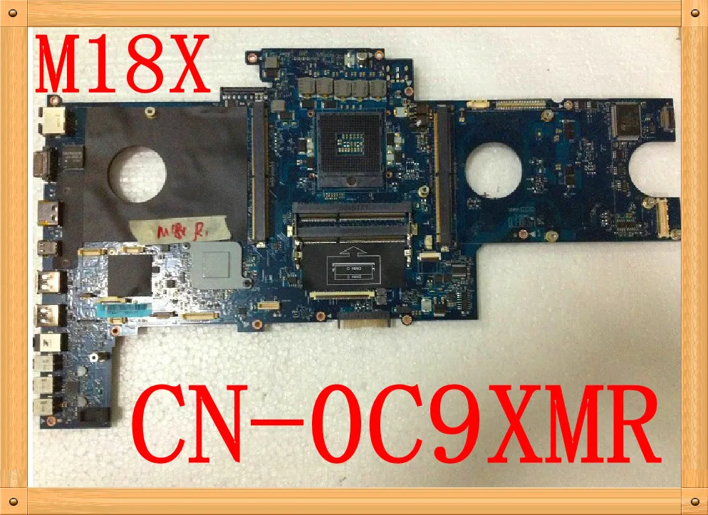 Оригинальный Для Dell Alienware M18x R1 материнская плата 0C9XMR C9XMR CN LA 6571P ully
