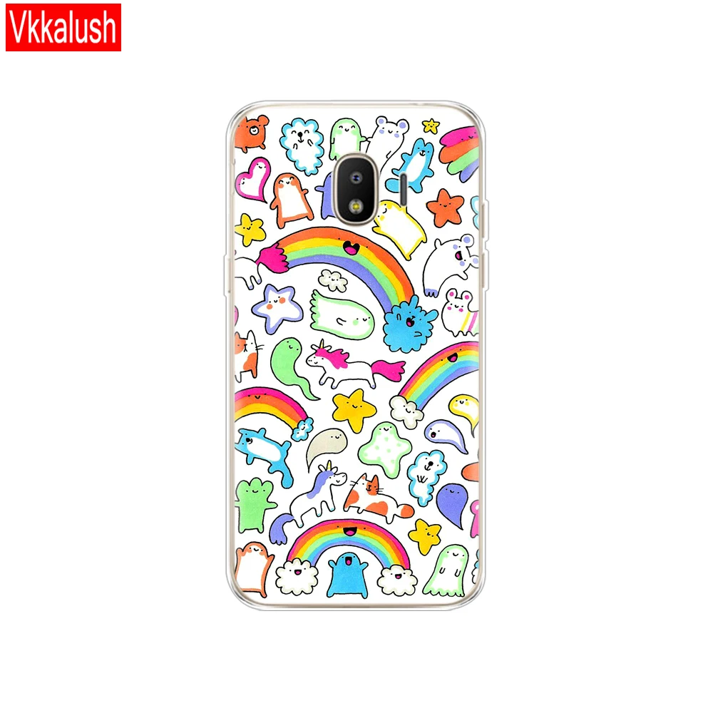 80241 Soft Case For Samsung J2 Core Case Silicon Back Cover Phone Case For Samsung Galaxy J2 Core J 2 SM-J260F J260F J260 anime - Цвет: 80241