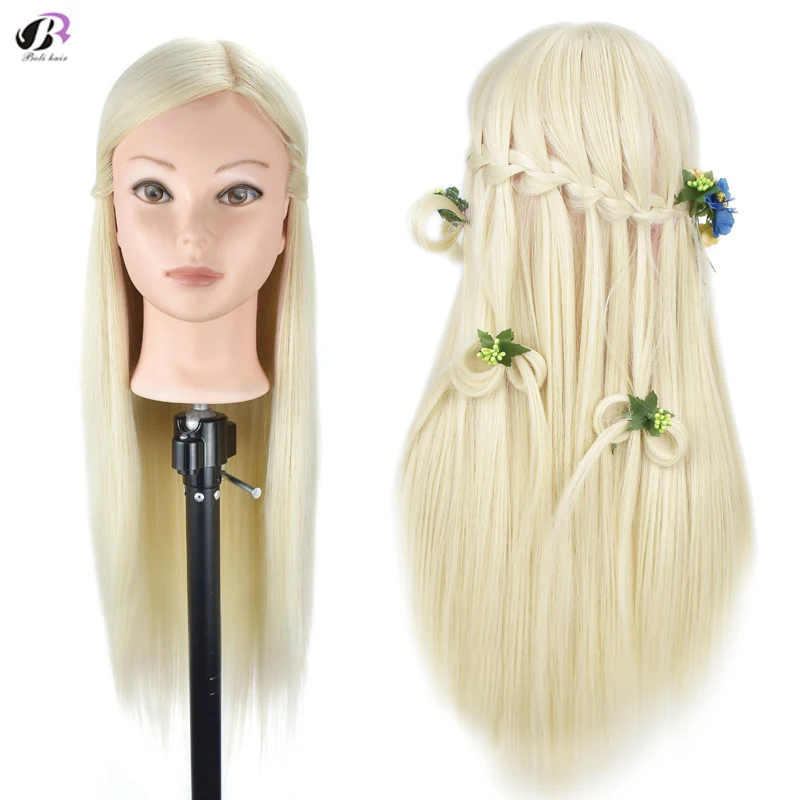 26''Blonde профессиональный стиль головы парик стенд для женщин Макияж