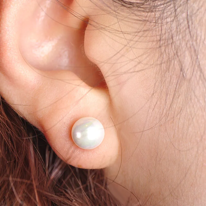 Женские серьги-гвоздики MECHOSEN медные серьги золотого цвета с имитацией жемчуга