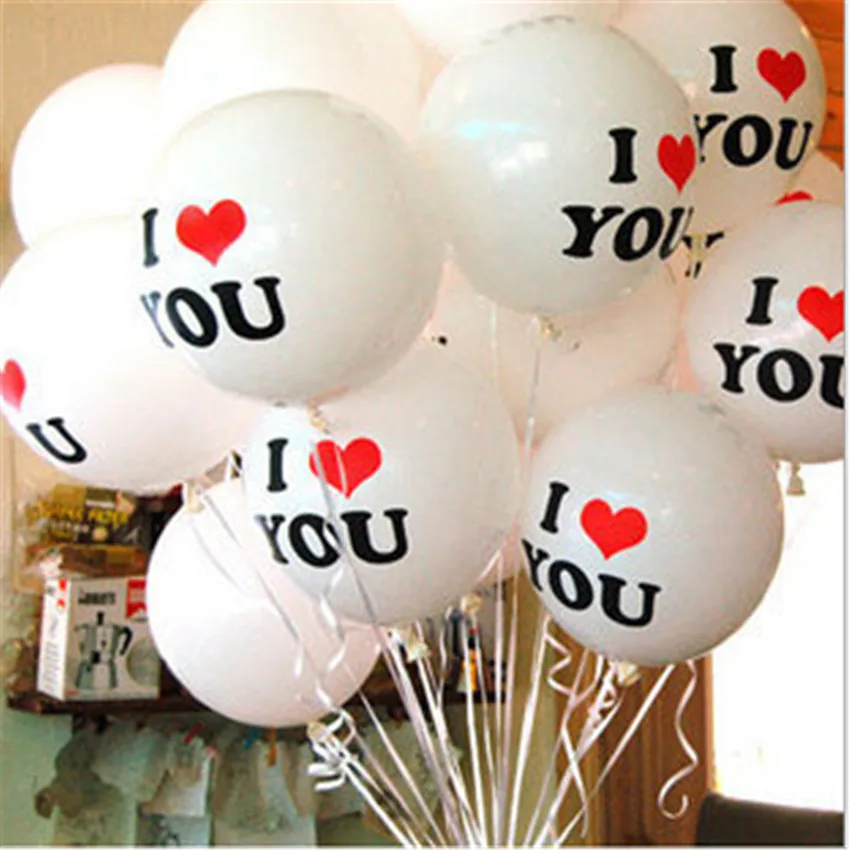 50 шт. романтические воздушные шары I LOVE YOU жемчужные латексные для детского