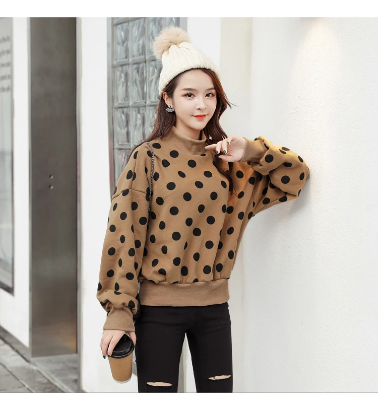 2018 мода плюс бархатная толстовка женская новая осень зима мягкая водолазка с