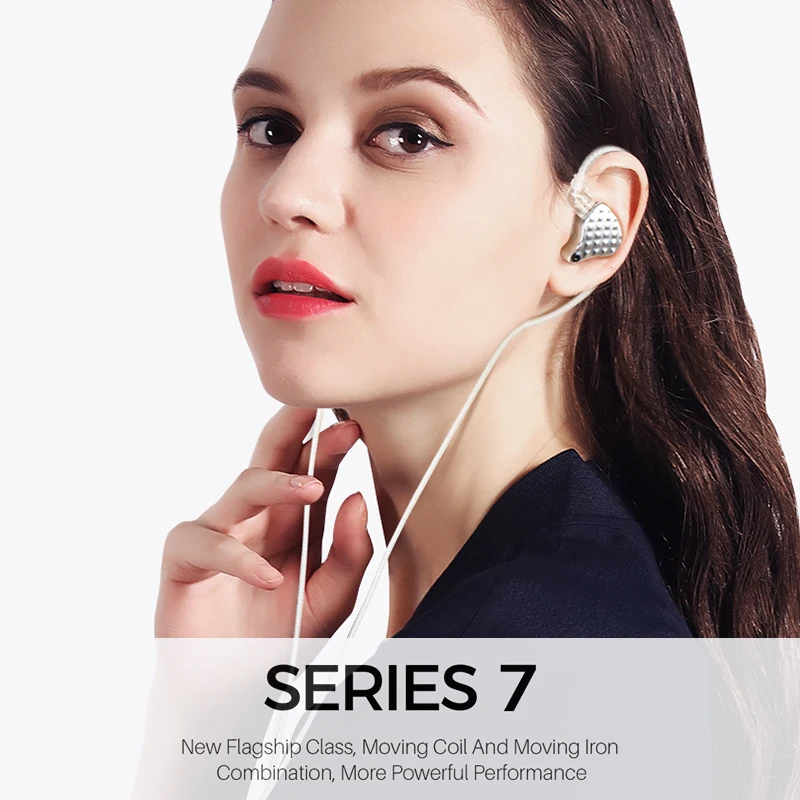 Гибридный Драйвер TFZ SERIES 7 S7 HiFil Audio 5 (4 * Knowles BA + Dynamic) Внутриканальные наушники IEMs со