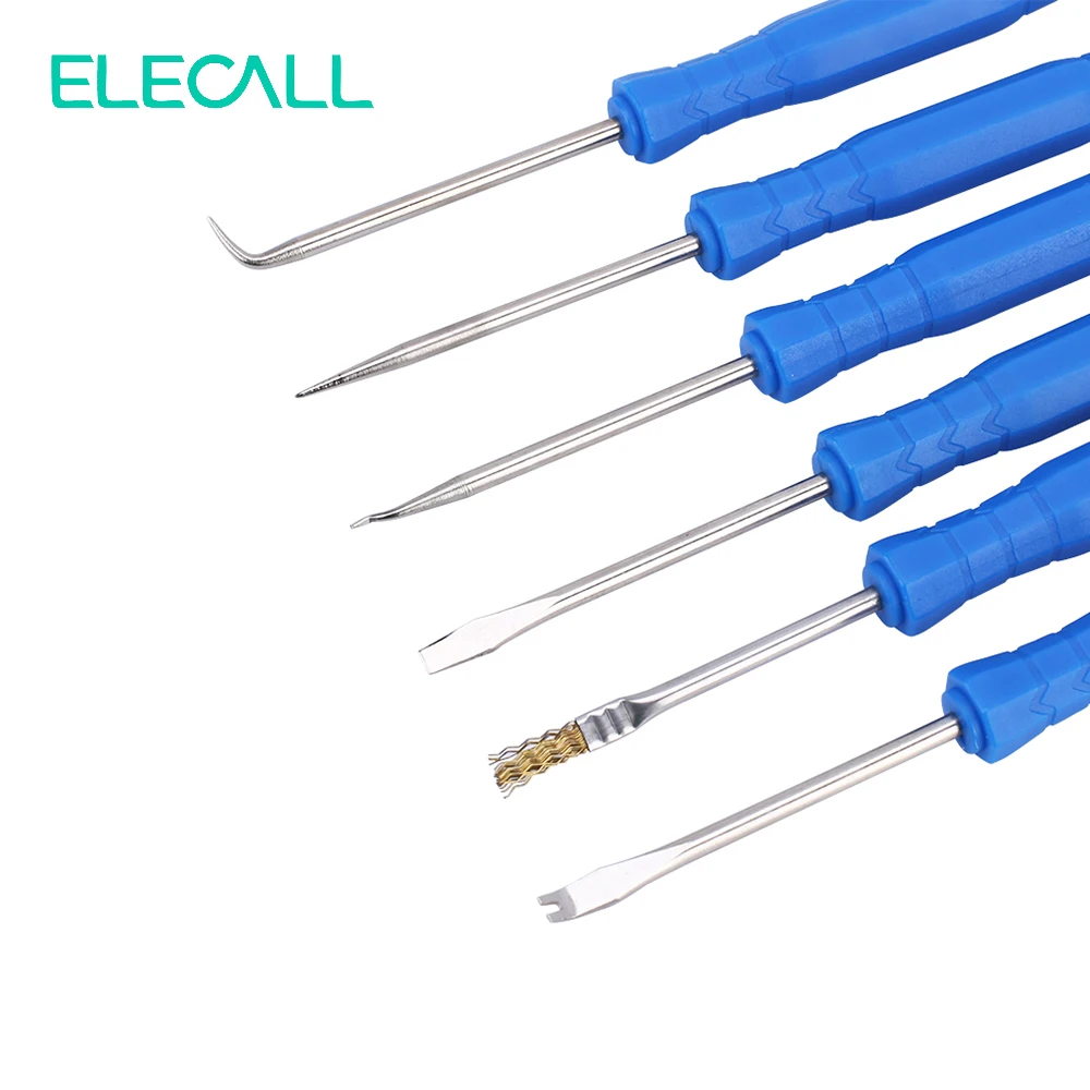 Вспомогательный стальной припой ELECALL 6 шт./лот набор инструментов ремонтных