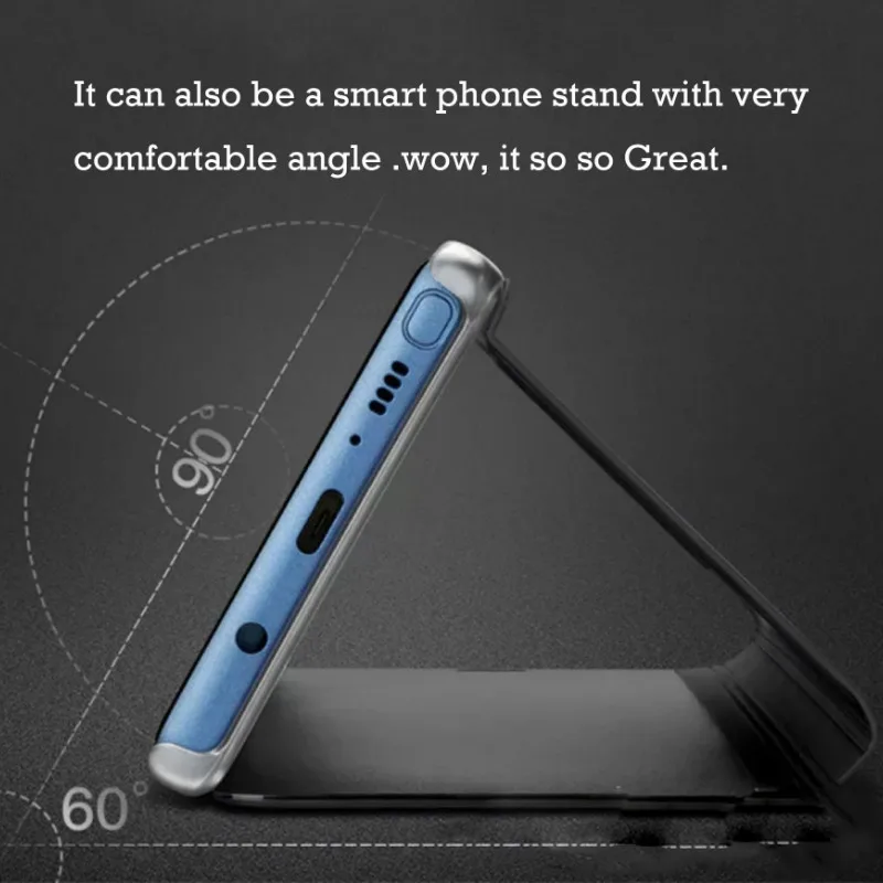 Shockproof Flip phone case Protection Anti finger print Smart View Cases For Xiaomi Mi 8 mi 6 redmi 5 Note pro Phone Cover |