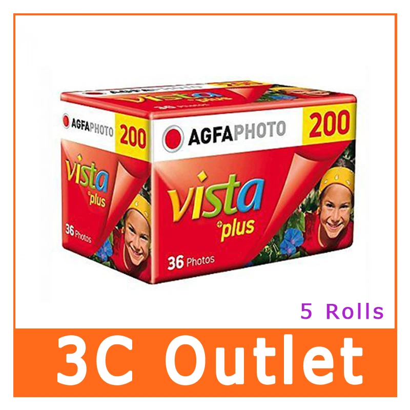 Оптовая продажа AGFA Vista Plus 200 36exp 135 цветная пленка | Электроника