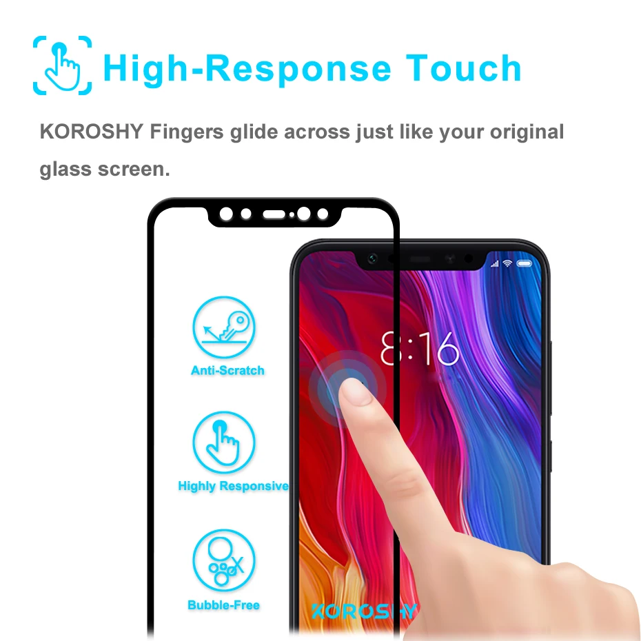 Настоящее 2.5D закаленное стекло с полным покрытием для Xiaomi Mi 8 SE Mi8 Xiomi защита