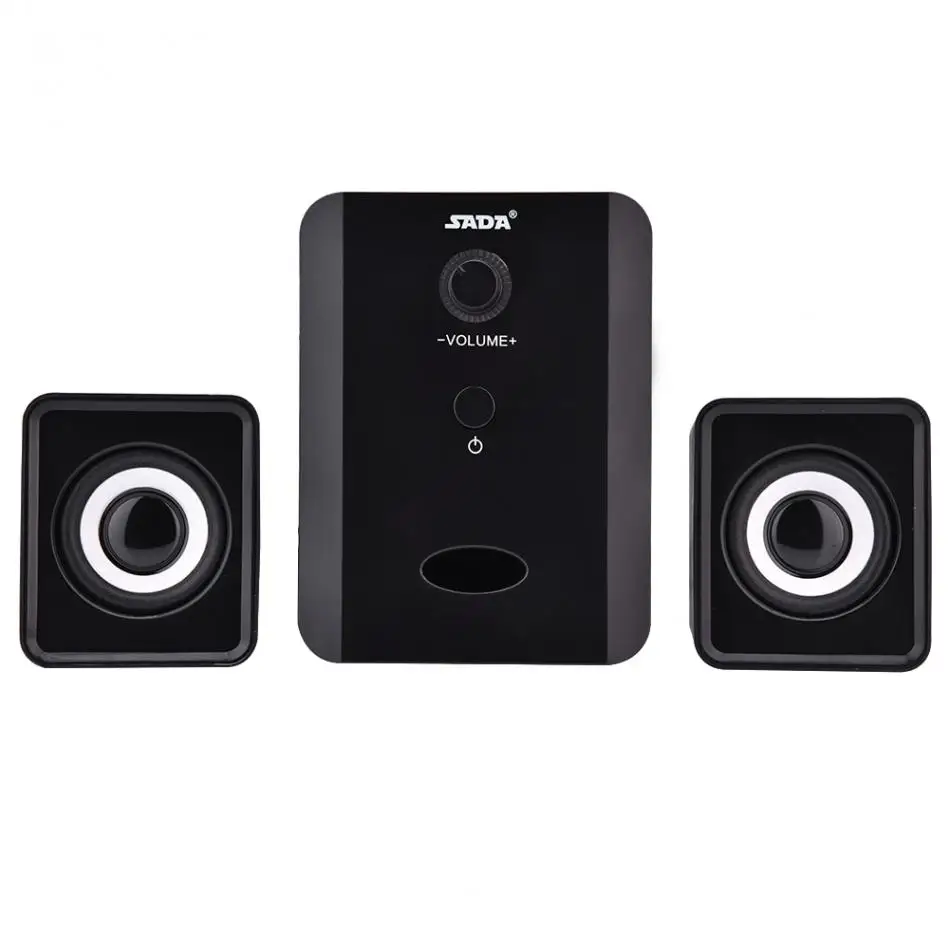 SADA D-201 USB проводной комбинированный динамик мини бас стерео динамик музыкальный плеер сабвуфер для мобильного телефона ноутбука